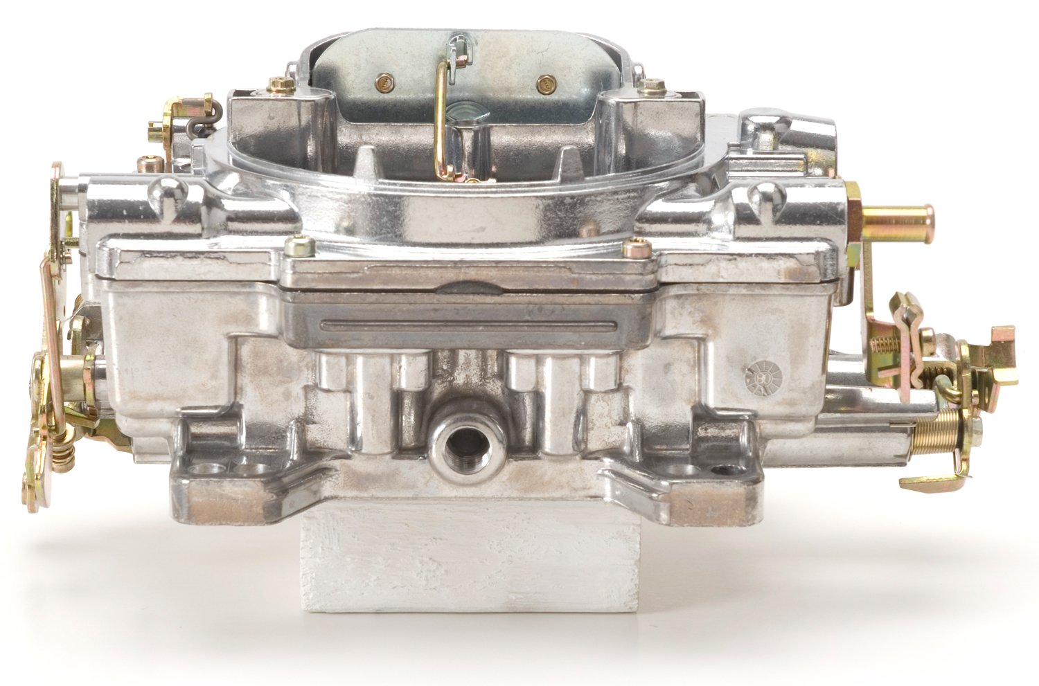testEdelbrock 1405 Performer 600 CFM Square Bore 4-Barrel Air Valve Secondary Manual Choke New Carburetor