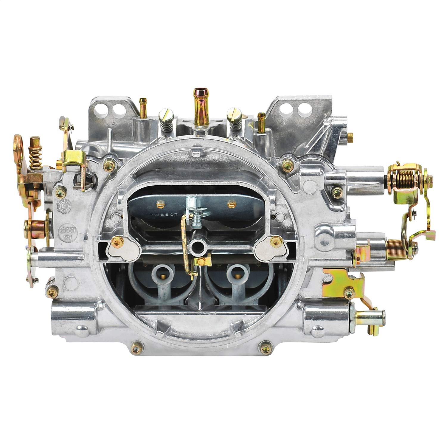 testEdelbrock 1405 Performer 600 CFM Square Bore 4-Barrel Air Valve Secondary Manual Choke New Carburetor